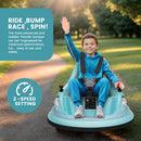 Ride P Series: 12V Toddler Bumping Car with Remote Control and LED Lights Magic Cars 4