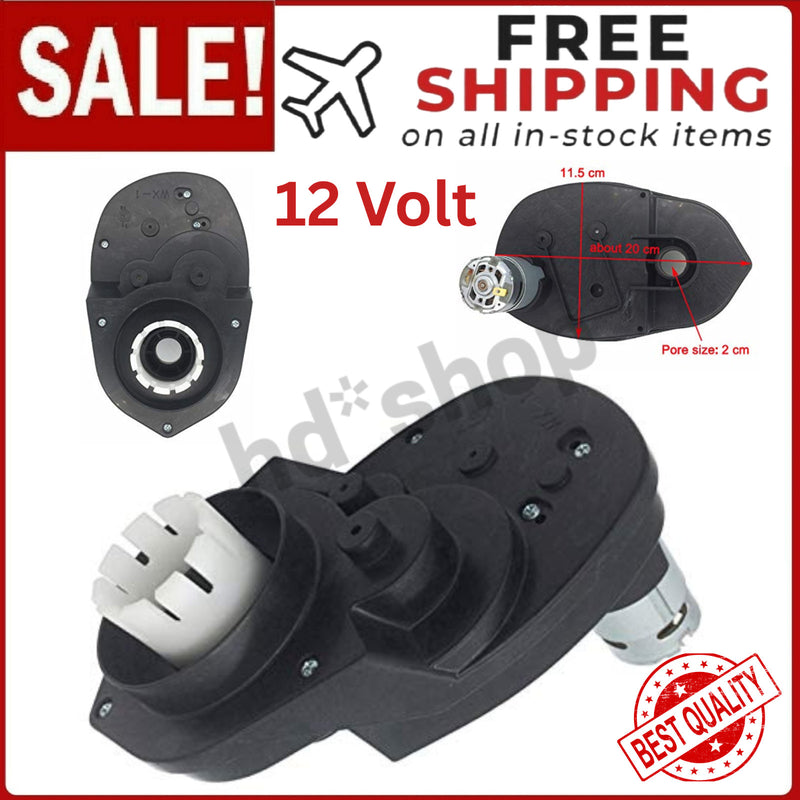 12V 30000RPM Gearbox and Motor for Power Wheels Dune Race Ford Magic Cars Variant 0