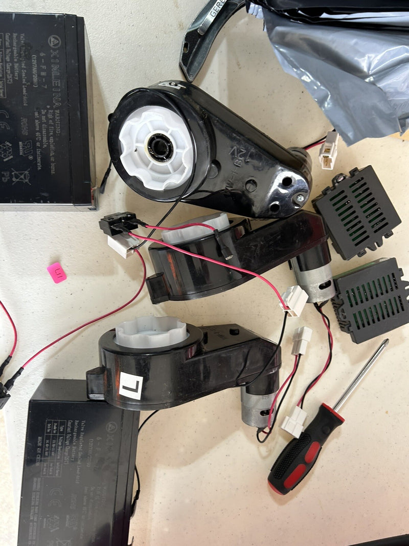 12V 550 Gearbox Motor 35000RPM for Kids Ride-On Toys and Batteries Magic Cars Variant 0