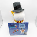 2010 Animated Dancing Frosty the Snowman Plush Toy with Broom and Top Hat, 11.6” Magic Cars 2