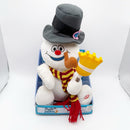 2010 Animated Dancing Frosty the Snowman Plush Toy with Broom and Top Hat, 11.6” Magic Cars Variant 0