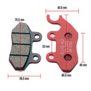 Genuine Buddy SYM Lance Front Disc Brake Pads (Standard) - image 2
