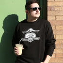 Genuine Handlebars Crew Neck Sweatshirt (Black) - image 3