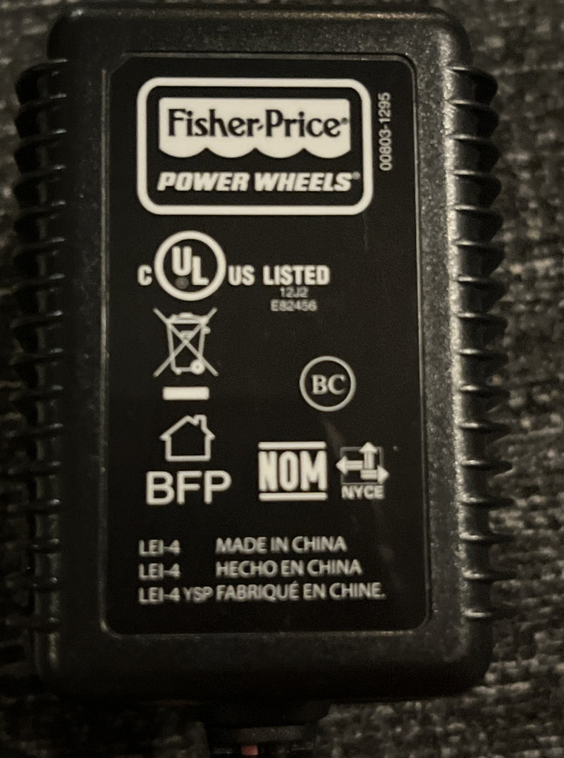 OEM Genuine Blue Power Wheels Battery Charger for Fisher Price 00801-1781 Magic Cars 1