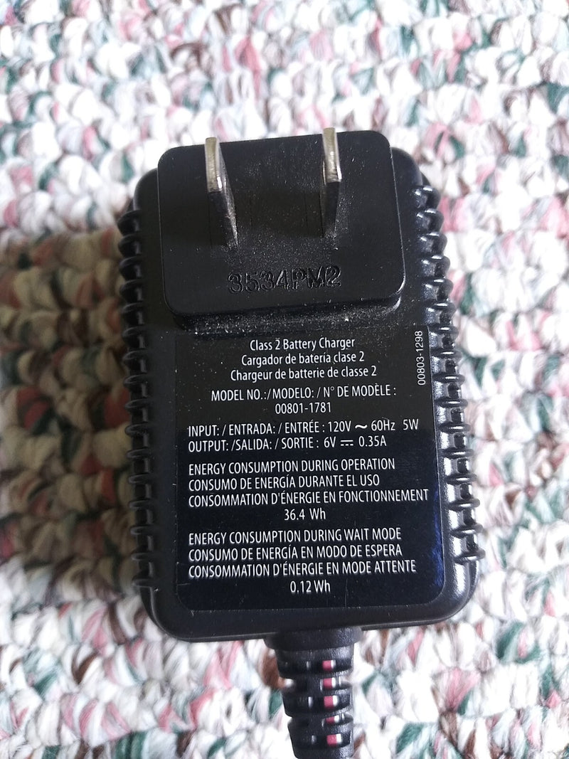 6V 0.35A Power Wheels Battery Charger for Kids Ride-On Vehicles Magic Cars 3