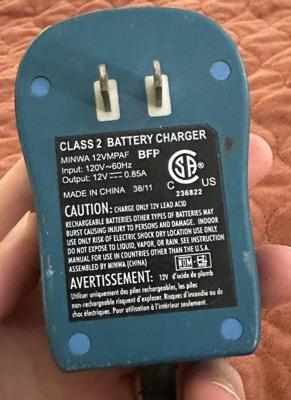 12 Volt OEM Rechargeable Battery and Charger for Peg Perego Ride-On Toys Magic Cars 1