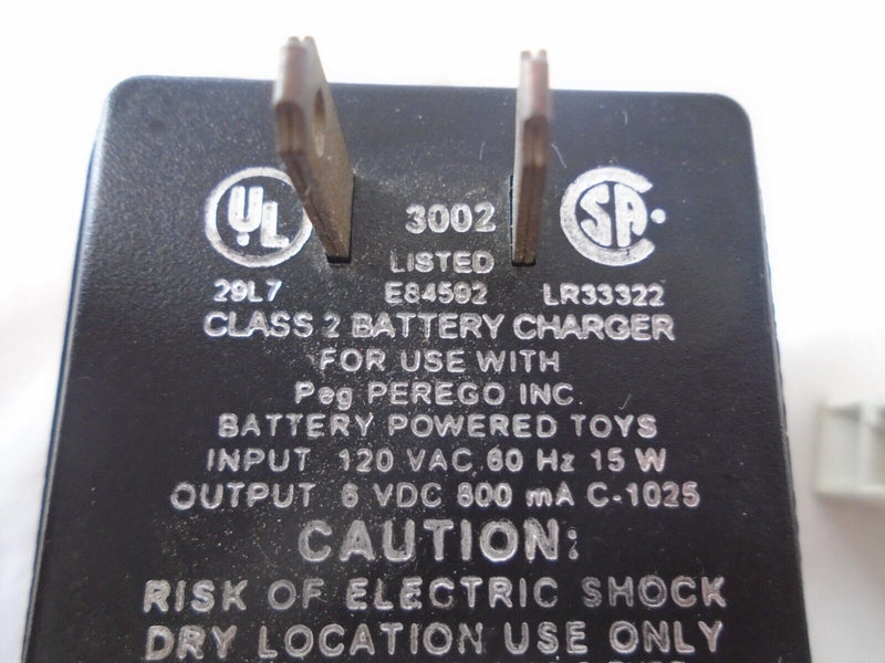 OEM Replacement Battery Charger for Peg Perego LR33322 E84592 Magic Cars 3