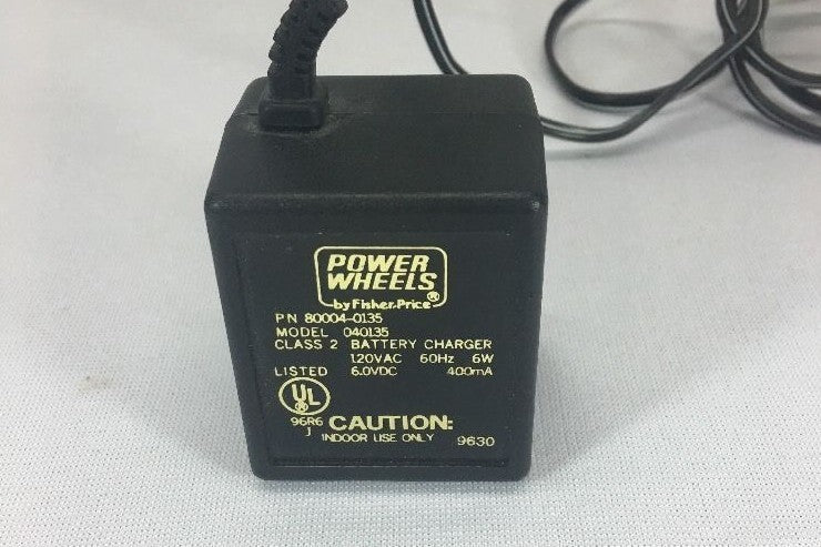 Original Power Wheels Battery Charger Adapter Model 040135 PN 80004-0135 Magic Cars Variant 0
