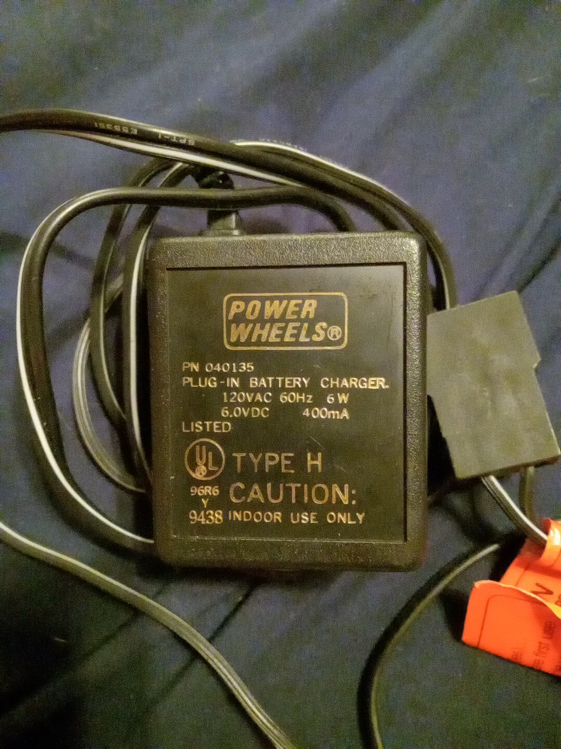 Original Power Wheels Battery Charger Adapter Model 040135 PN 80004-0135 Magic Cars 0