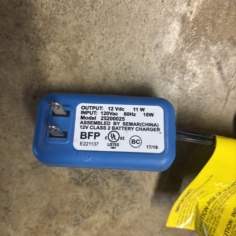 Peg Perego Model 25200025 12V Replacement Battery Charger Magic Cars 1