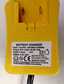 24V 0.85A Multi-Country Plug Charger Compatible with Peg Perego Products Magic Cars 3