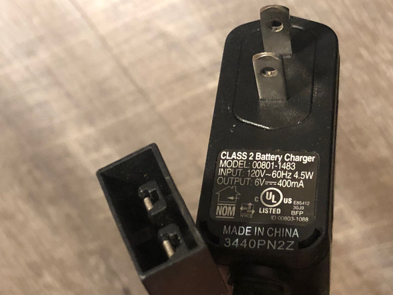 6V Blue Power Wheels Battery Charger for Kids Ride-On Toy Magic Cars 2