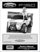 Power Wheels Owner Manual C3493-0920 for Ford F-150 Model C3493 New Old Stock Magic Cars 0