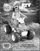 Power Wheels Owner Manual H7332-0920 for Dora ATV Model H7332 Magic Cars Variant 0
