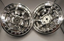 Power Wheels Chrome Front Rim Hubcap Part W2602-6479 for Dune Model Magic Cars 3