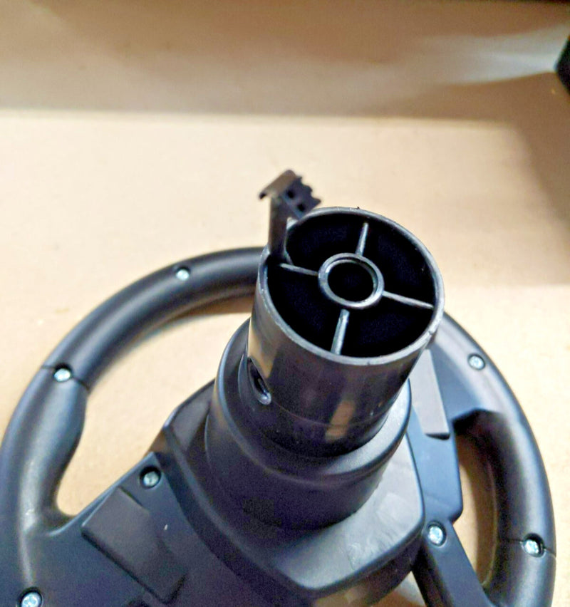 24V Electronic Steering Wheel with Wiring for Kids Ford F450 Toy Truck Magic Cars 2