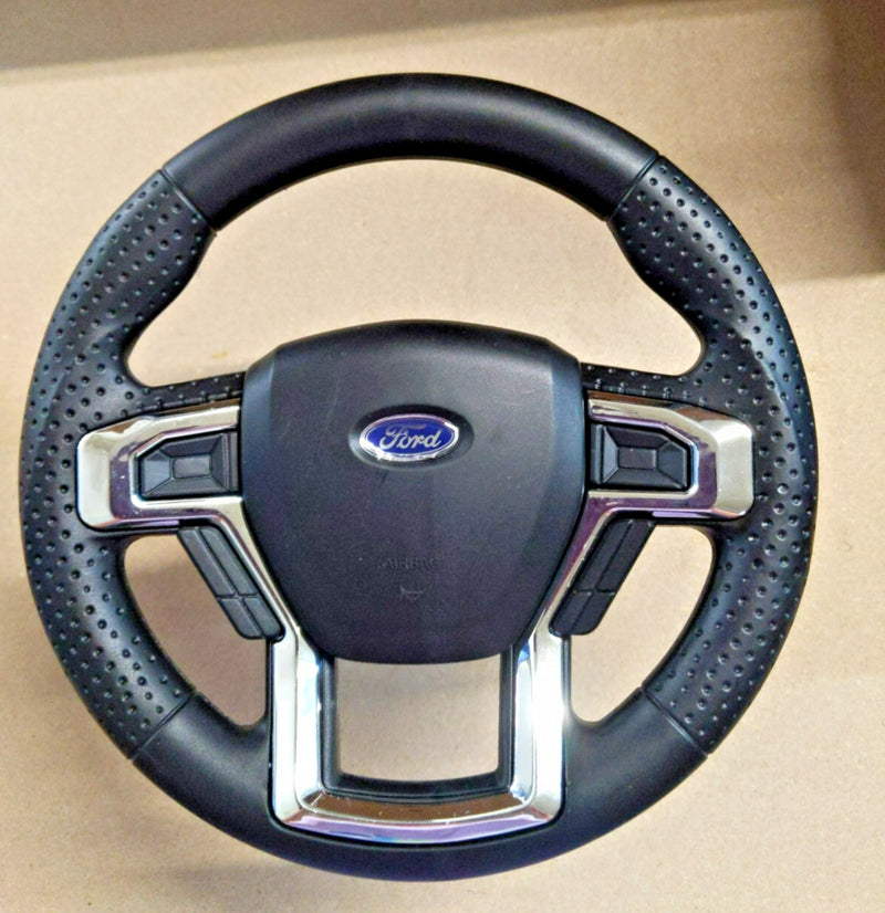 24V Electronic Steering Wheel with Wiring for Kids Ford F450 Toy Truck Magic Cars Variant 0