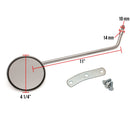 Genuine Stella / Vintage Vespa Chrome Right Mirror MR2-R - image 4