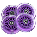 Gladeer 90mm Polyurethane Replacement Wheels for Wiggle Cars - Purple Magic Cars 2