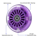 Gladeer 90mm Polyurethane Replacement Wheels for Wiggle Cars - Purple Magic Cars 4