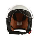 Gloss White 3/4 Helmet with Shield - DOT - image 3