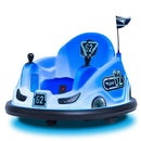 6V Battery-Powered Blue Bumper Car Ride-On with 3 Light Patterns for Ages 1.5+ Magic Cars Variant 0