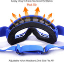 Youth Anti-Fog Impact-Resistant ATV and Off-Road Dirt Bike Goggles for Kids Magic Cars 4