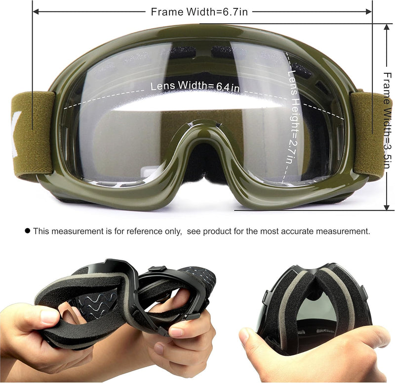 YH15 Anti-Fog Impact-Resistant Kids and Youth ATV Off-Road Dirt Bike Motocross Goggles Magic Cars 2