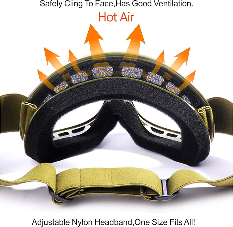YH15 Anti-Fog Impact-Resistant Kids and Youth ATV Off-Road Dirt Bike Motocross Goggles Magic Cars 3
