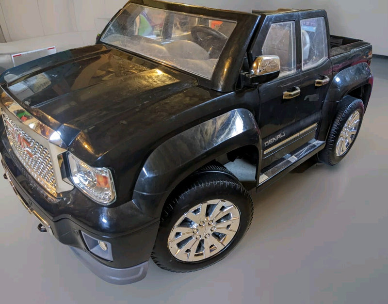 12V Black 2-Seater Electric Ride-On Truck with Sierra Denali Design Magic Cars 2