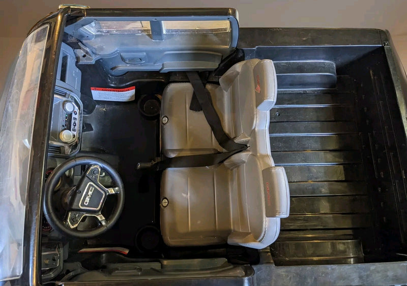 12V Black 2-Seater Electric Ride-On Truck with Sierra Denali Design Magic Cars 3