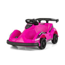 6V Battery-Powered Kids Ride-On Kart with Remote Control and Safety Belt Pink Magic Cars 1