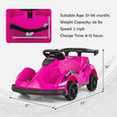 6V Battery-Powered Kids Ride-On Kart with Remote Control and Safety Belt Pink Magic Cars 4