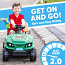 6V Ride-On Golf Cart with Clubs for Toddlers and Kids Ages 3 and Up Magic Cars 3