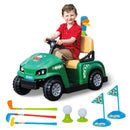 6V Ride-On Golf Cart with Clubs for Toddlers and Kids Ages 3 and Up Magic Cars 8