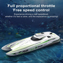 High-Speed Waterproof Remote Control Boat with Dual Batteries, 2.4GHz, White Magic Cars 1