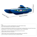 High-Speed Waterproof Remote Control Boat with Dual Batteries - 30km/h White Magic Cars 8