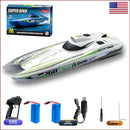 High-Speed Waterproof Remote Control Boat with Dual Batteries - 30km/h White Magic Cars Variant 0