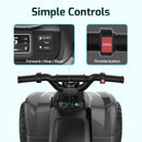 Toddler Ride-On Toy, 12V Battery Life up to 80 Minutes, Speed Limit 1.5 MPH Magic Cars 4