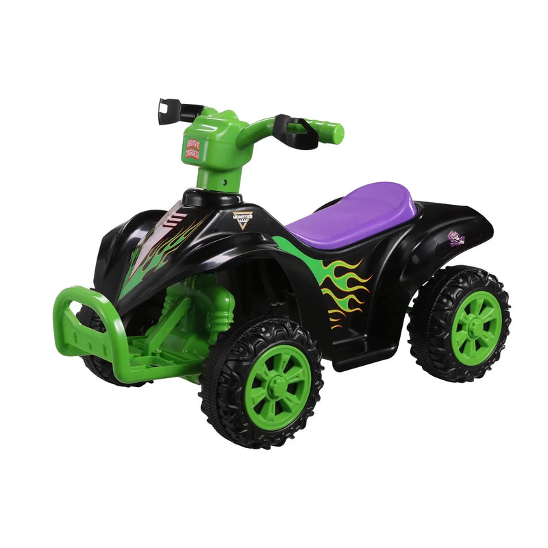 Grave Digger 6V Battery-Powered Monster Truck Quad for 18+ Month Kids Magic Cars Variant 0