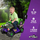 Grave Digger 6V Battery-Powered Monster Truck with Sound Effects for Ages 1.5+ Magic Cars 2