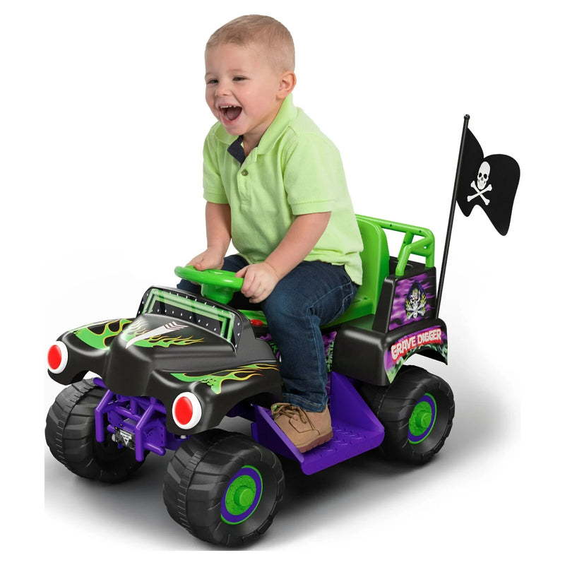 Toddler Ride-On Monster Truck Digger Toy for Indoor and Outdoor Play Boys and Girls Magic Cars 0