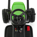 12V Green Electric Ride-On Excavator with Remote Control for Kids Magic Cars 11