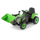 12V Green Electric Ride-On Excavator with Remote Control for Kids Magic Cars 17