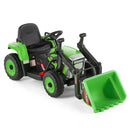 12V Green Electric Ride-On Excavator with Remote Control for Kids Magic Cars 19