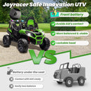 Green 24V Electric UTV Truck for Kids with 3 Speed Options and Remote Control Magic Cars 6