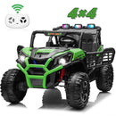 Green 24V Electric UTV Truck for Kids with 3 Speed Options and Remote Control Magic Cars 9