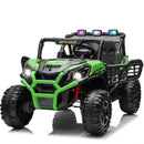 Green 24V Electric UTV Truck for Kids with 3 Speed Options and Remote Control Magic Cars Variant 0