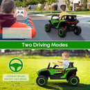 24V Green Electric Kids Ride-On UTV Car 4-Wheeler Off-Road with Remote Control Magic Cars 6