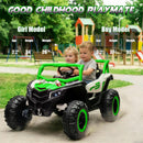 Green 24V Kids 4WD Electric UTV Ride-On Car with Remote and LED Music Magic Cars 2
